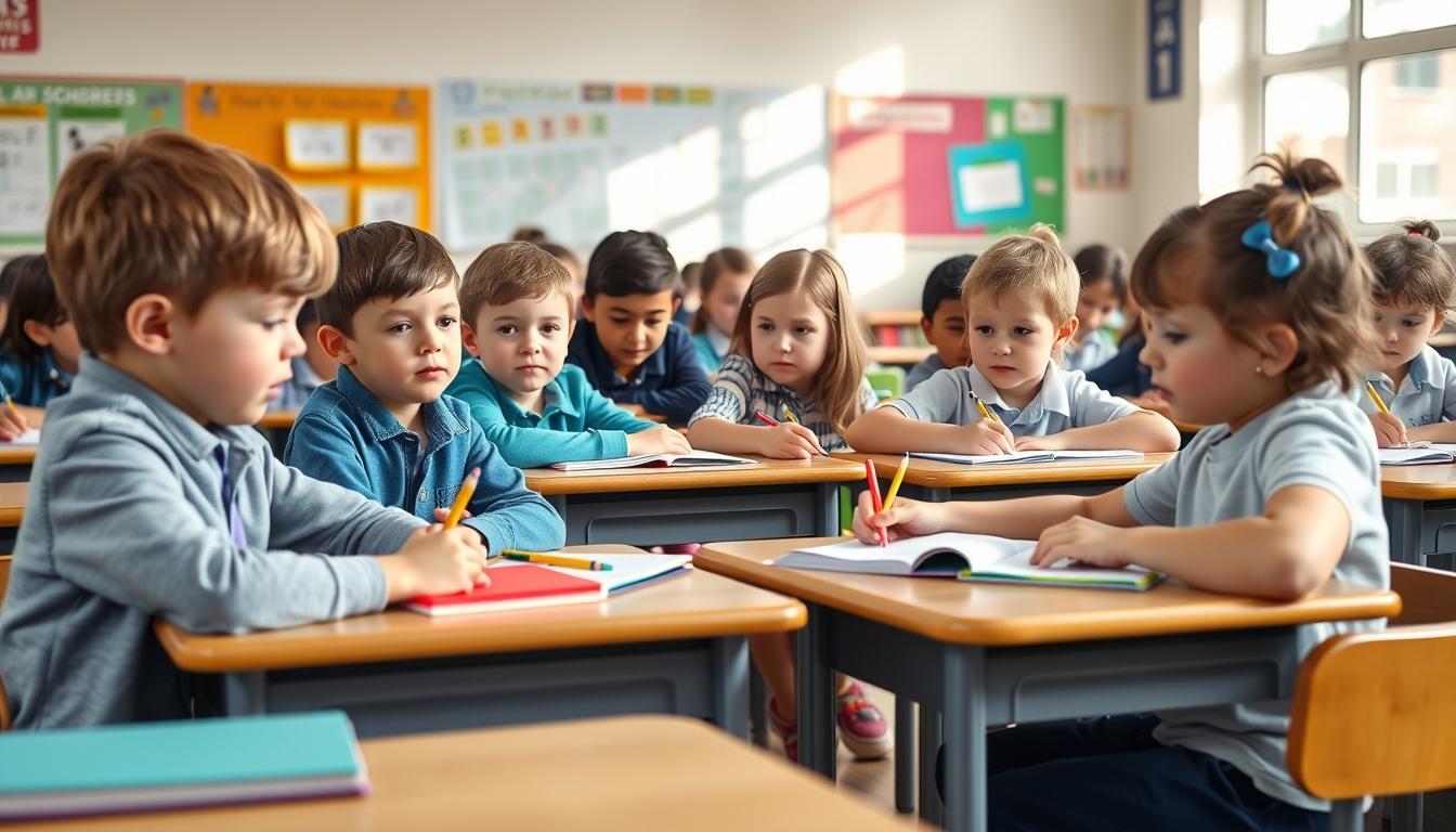 Student using a study guide to organize academic notes
