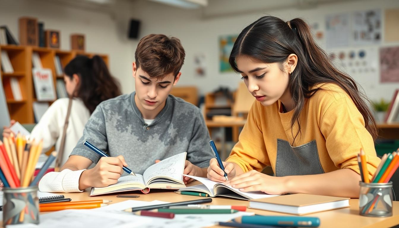 Modern university campus for students